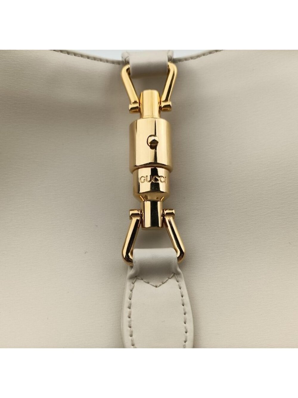 Gucci Jackie 1961 White Leather Shoulder Bag - Picture 14 of 16